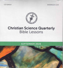 Load image into Gallery viewer, Christian Science Quarterly Bible Lesson CD - monthly editions