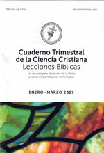 Load image into Gallery viewer, Cuaderno Trimestral de la Ciencia Cristiana Lecciones Bíblicas - edición de citas