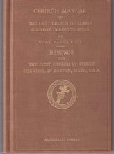Load image into Gallery viewer, Håndbog for The First Church of Christ, Scientist, in Boston, Mass., U.S.A.