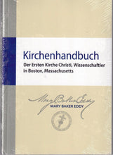 Load image into Gallery viewer, Kirchenhandbuch Der Ersten Kirche Christi, Wissenschaftler in Boston, Massachusetts