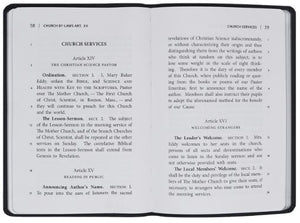 Church Manual - Leather Sterling edition
