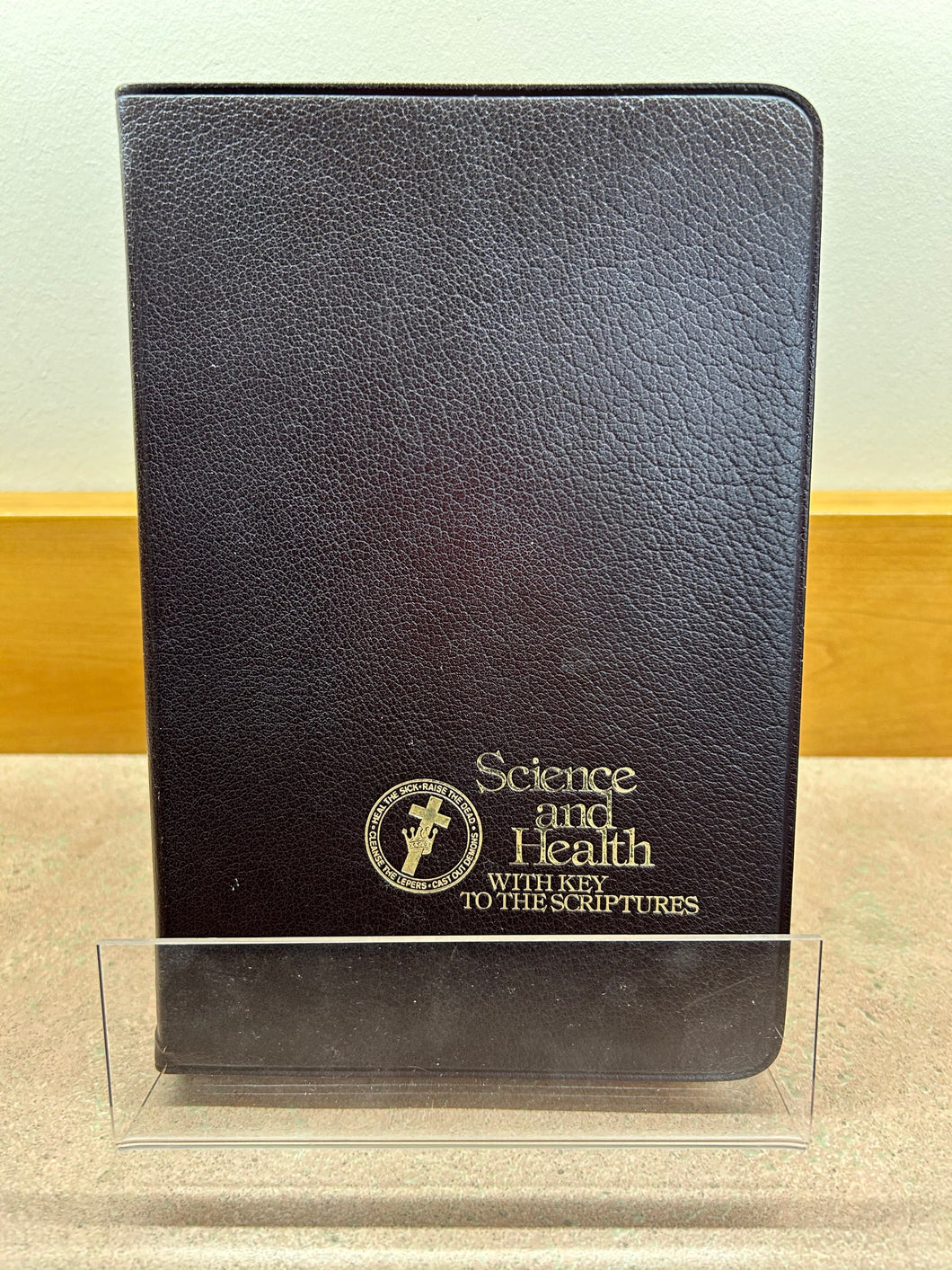 Science and Health with Key to the Scriptures - brown leather, used