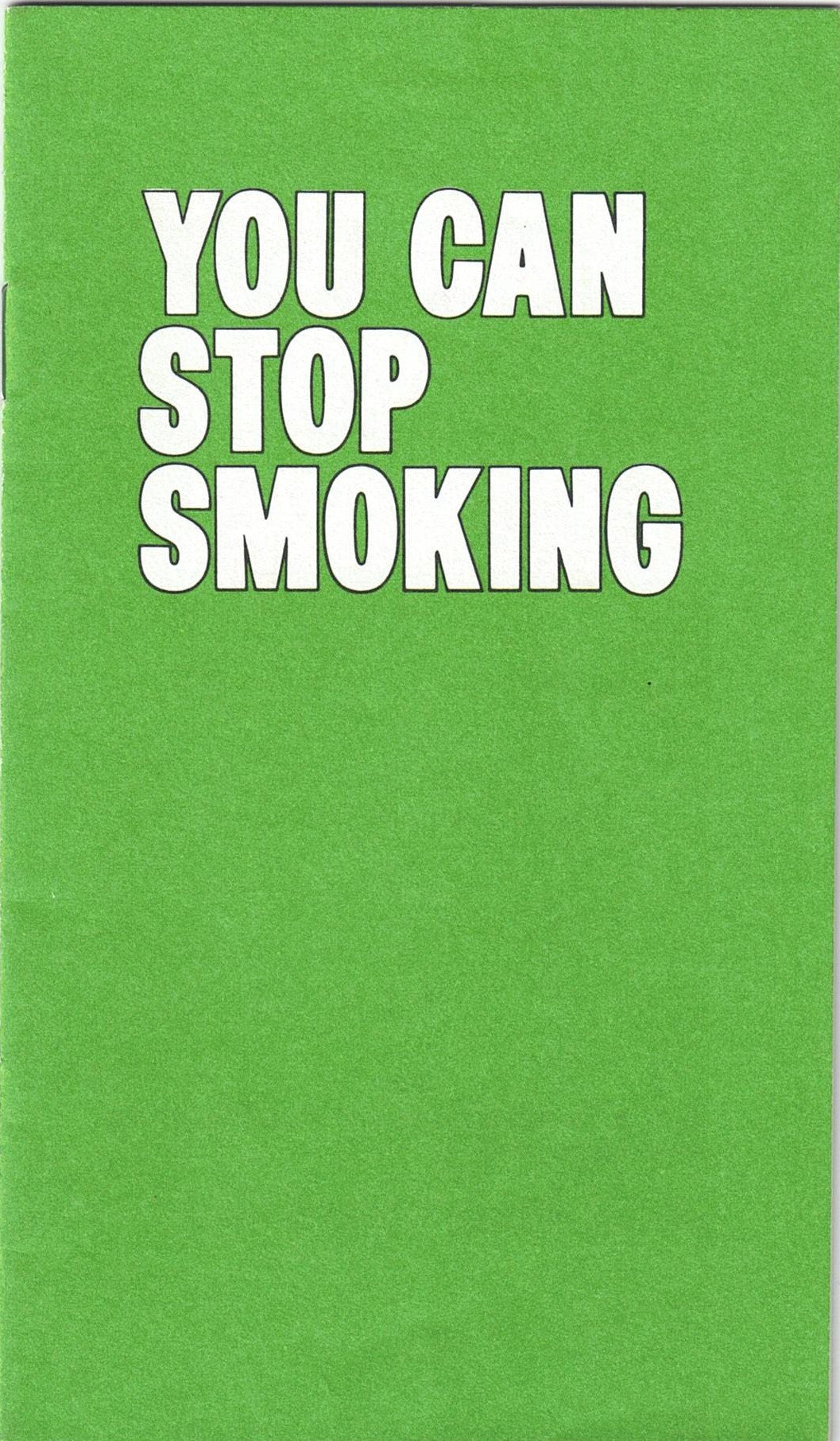 You can stop smoking