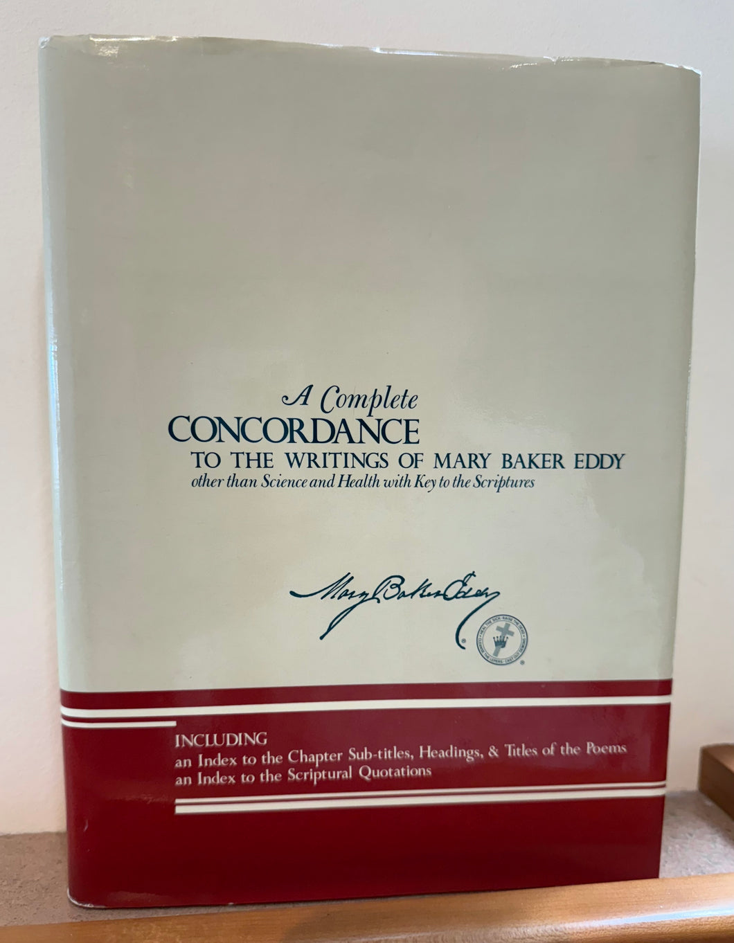A Complete Concordance to the Writings of Mary Baker Eddy (study room copy)