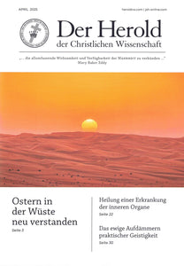 Der Herold der Christlichen Wissenschaft -  verschiedene Monate