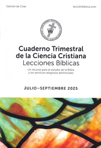 Cuaderno Trimestral de la Ciencia Cristiana Lecciones Bíblicas - edición de citas