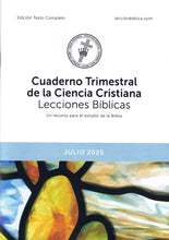 Load image into Gallery viewer, Cuaderno Trimestral de la Ciencia Cristiana Lecciones Bíblicas - edición texto completo
