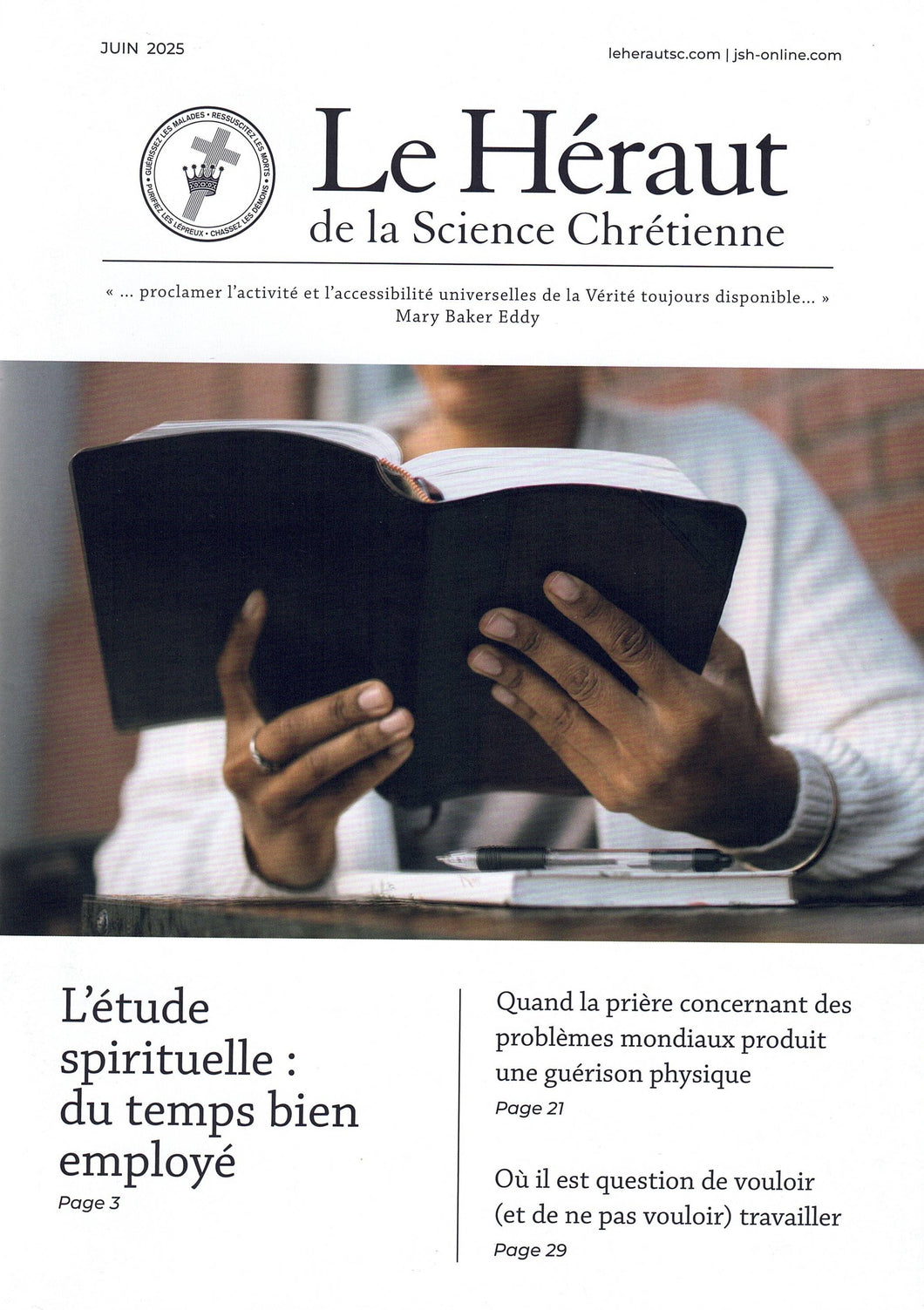 Le Héraut de la Science Chrétienne - plusieurs mois