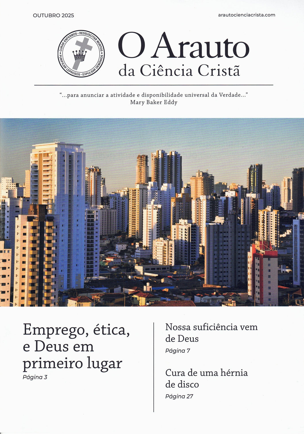 O Arauto da Ciência Cristã - vários meses