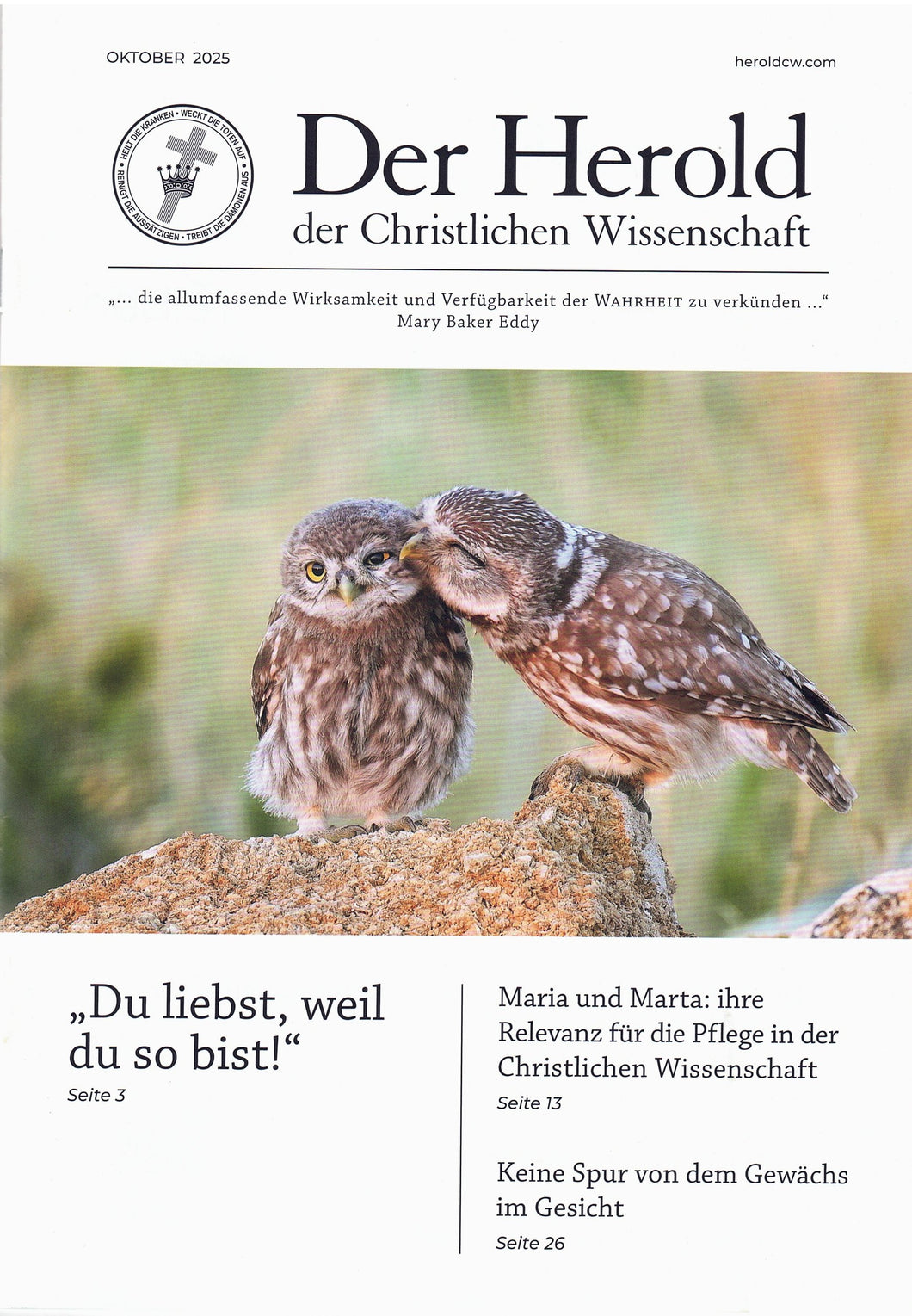 Der Herold der Christlichen Wissenschaft -  verschiedene Monate