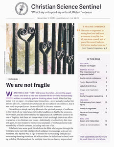 Christian Science Sentinel - weekly issues