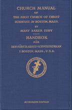 Load image into Gallery viewer, Kyrkohandbok för Den Första Kristi-Scientistkyrkan i Boston, Mass., U.S.A.
