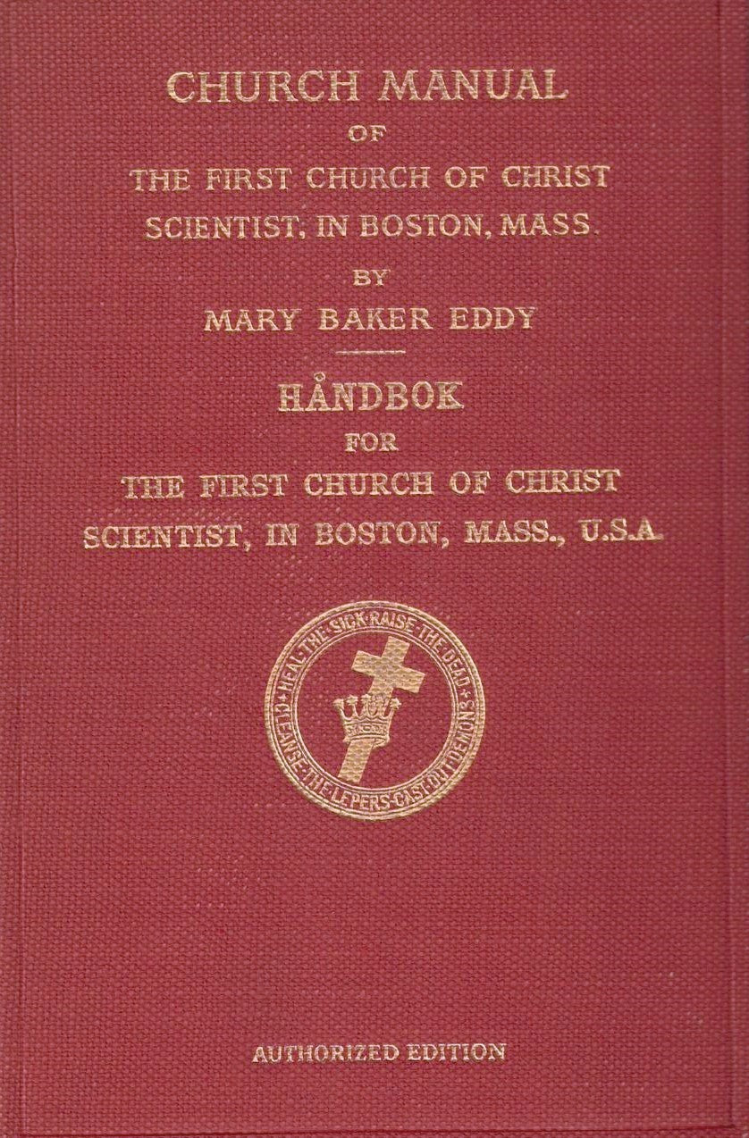 Kirkenshåndboken for The First Church of Christ, Scientist, i Boston, Mass., U.S.A.