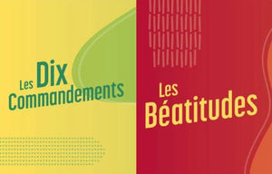 Dépliant des Dix Commandements et des Béatitudes