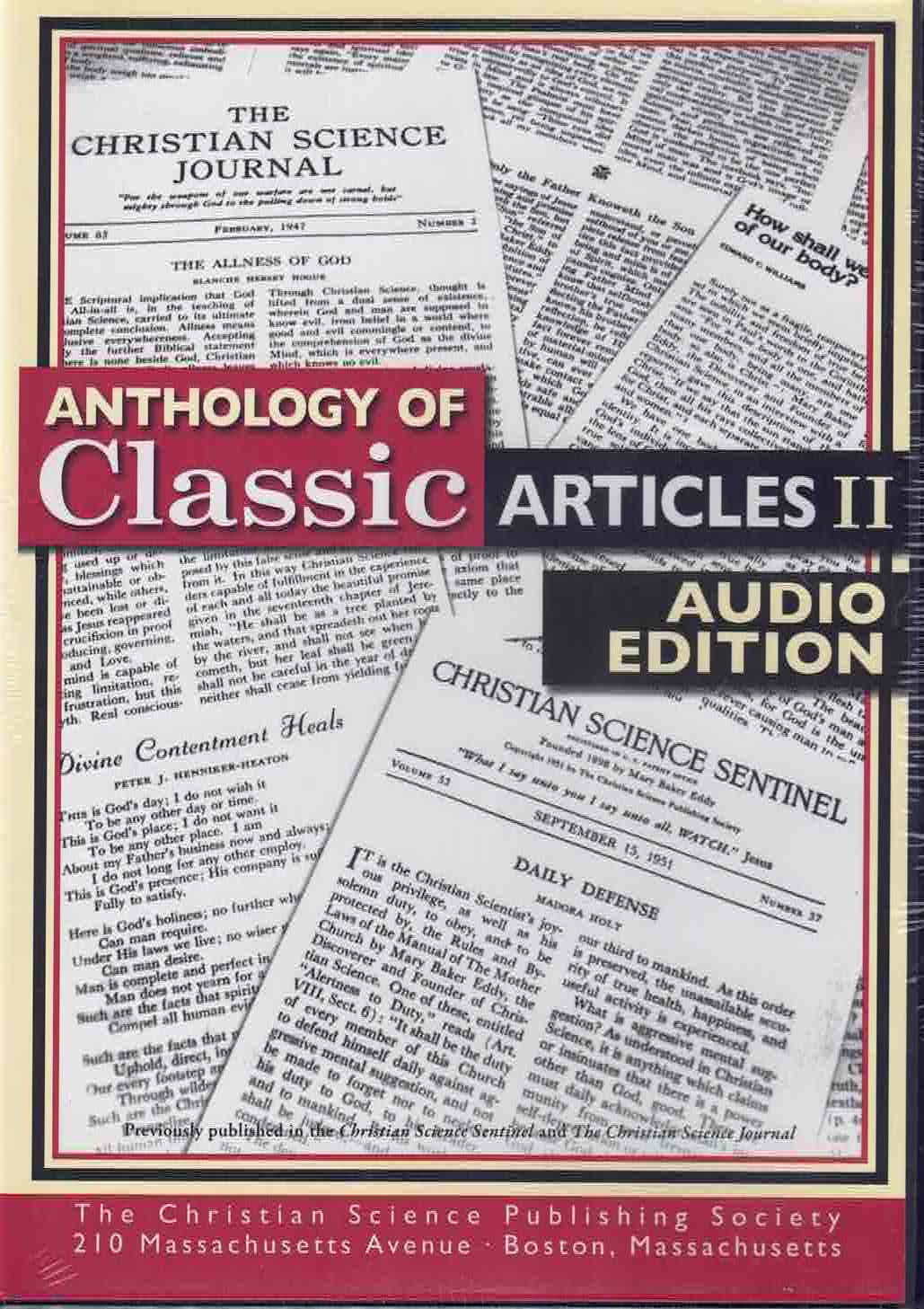 Anthology of Classic Articles II – Audio Collection