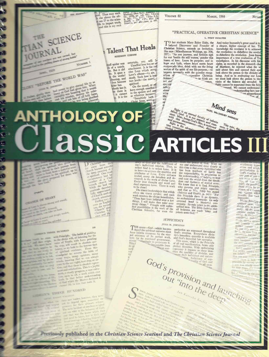 Anthology of Classic Articles III