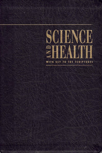 Holy Bible and Science and Health - display leather-bound set